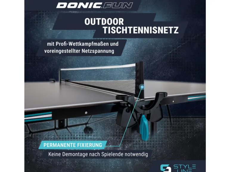 Tafeltennistafel STYLE 600 Outdoor<DONIC New