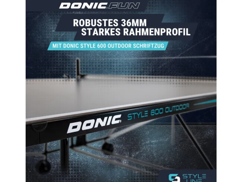 Tafeltennistafel STYLE 600 Outdoor<DONIC New