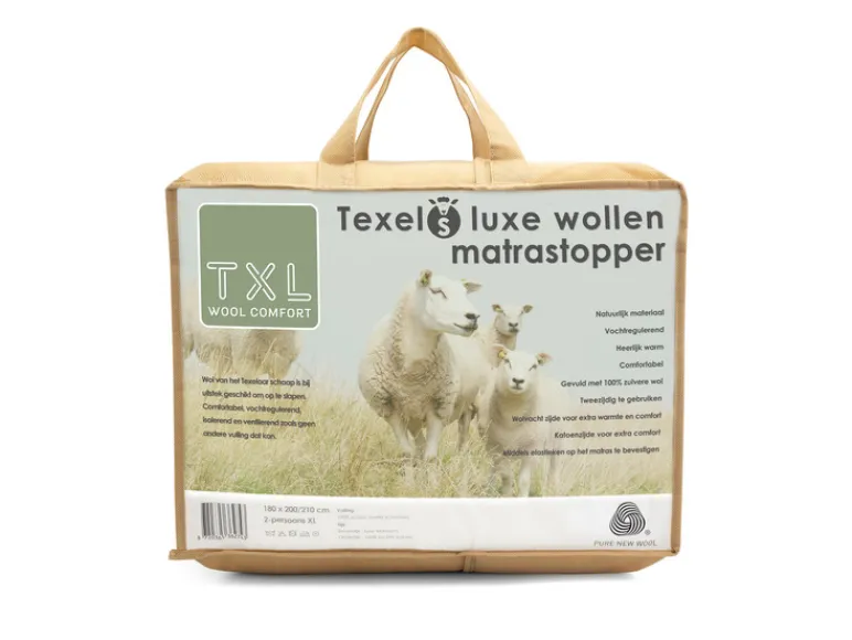 Texels Wol matras topper 140 x 200 cm<TXL Comfort Sale