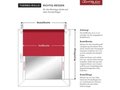 Thermo-rolgordijn Klemmfix<Lichtblick New
