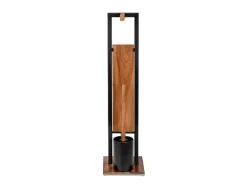 Toiletrolhouder met toiletborstel Rivalta Acacia<Wenko Best