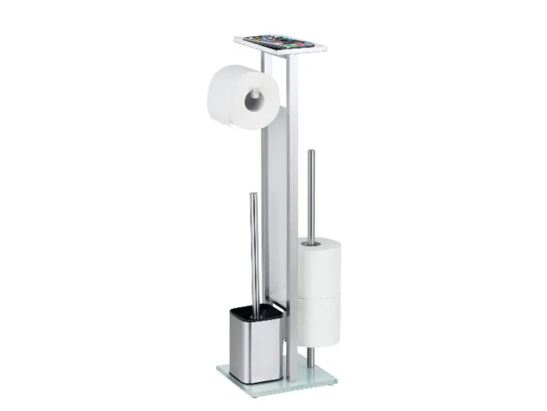 Toiletrolhouder met toiletborstel Debar<Wenko