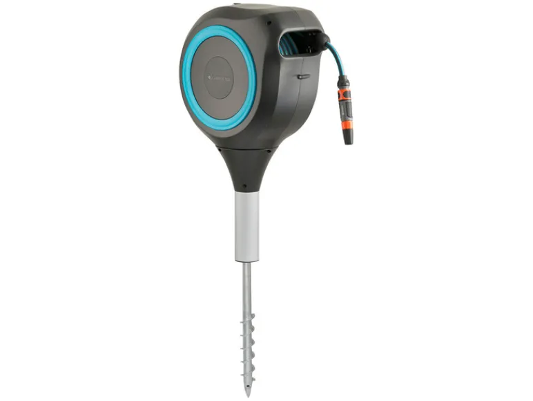 Tuinslangbox RollUp M grijs/blauw<Gardena Outlet