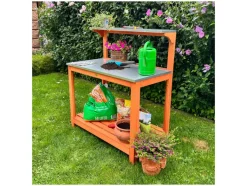 Tuintafel met verzinkte werktafel<HABAU New