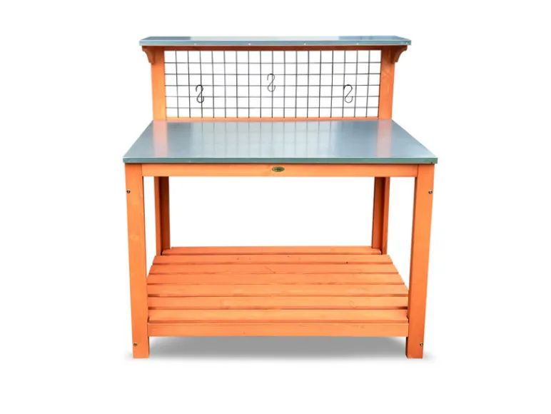 Tuintafel met verzinkte werktafel<HABAU New