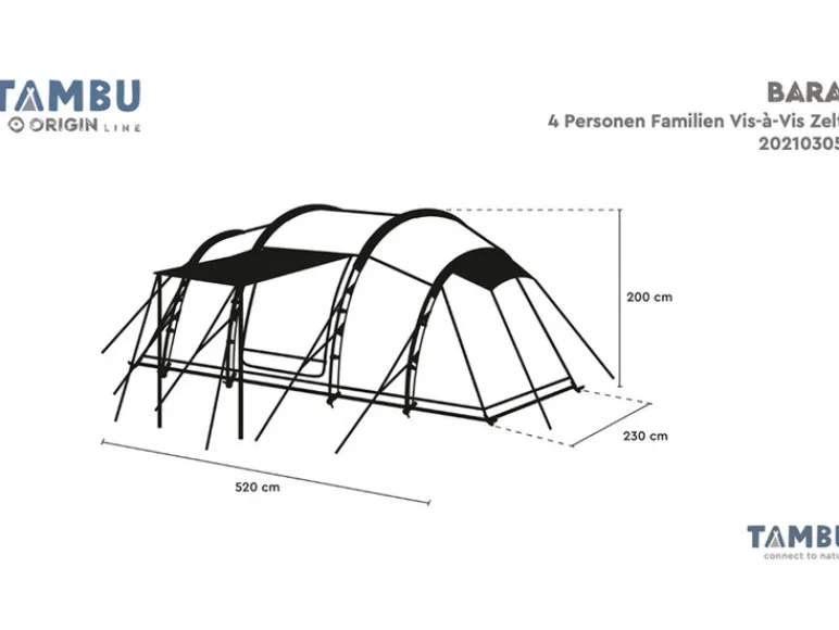 Tunneltent<TAMBU Discount