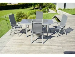 Uitschuifbare aluminium tuintafel Houston<LIVARNO home