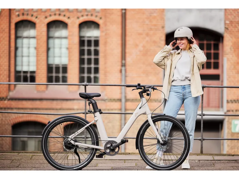 Urban E-Bike 27,5" crème<CRIVIT Best