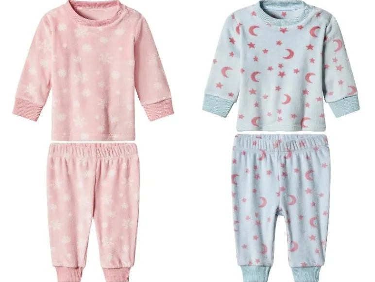 Velours baby pyjama<lupilu® Hot