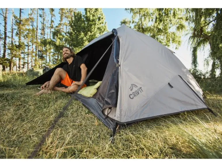 Verduisterende 4-persoons tent<CRIVIT Online