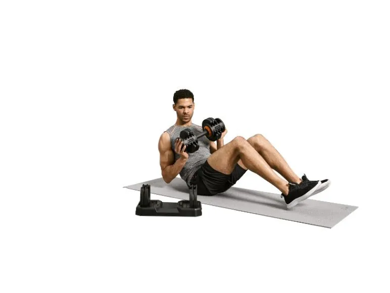 Verstelbare dumbbell 25 kg<CRIVIT Hot
