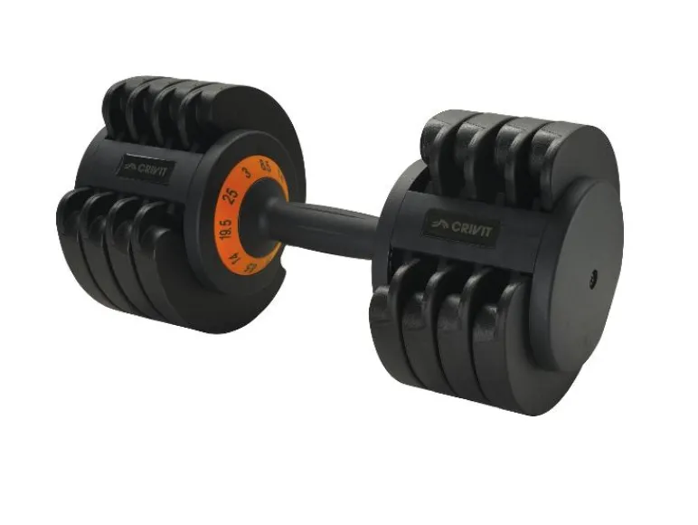 Verstelbare dumbbell 25 kg<CRIVIT Hot