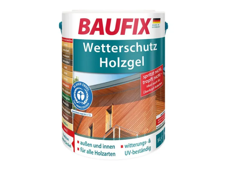Weerbeschermende houtgel 5 liter<BAUFIX Online