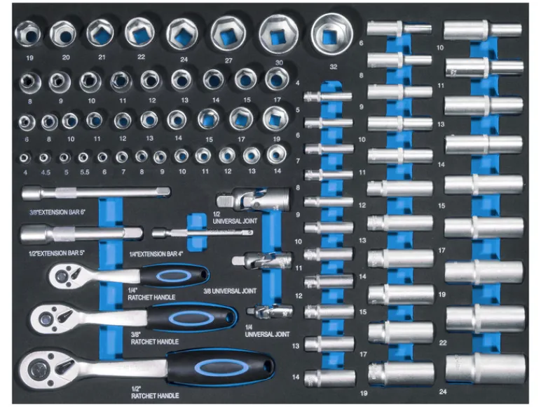 Werkplaatswagen GW7 Black Line met gereedschapset<Güde Sale