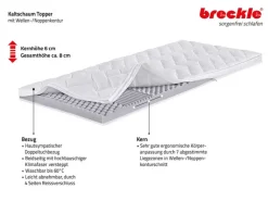 7-zones koudschuim topper XXL DREAMS<Breckle Hot